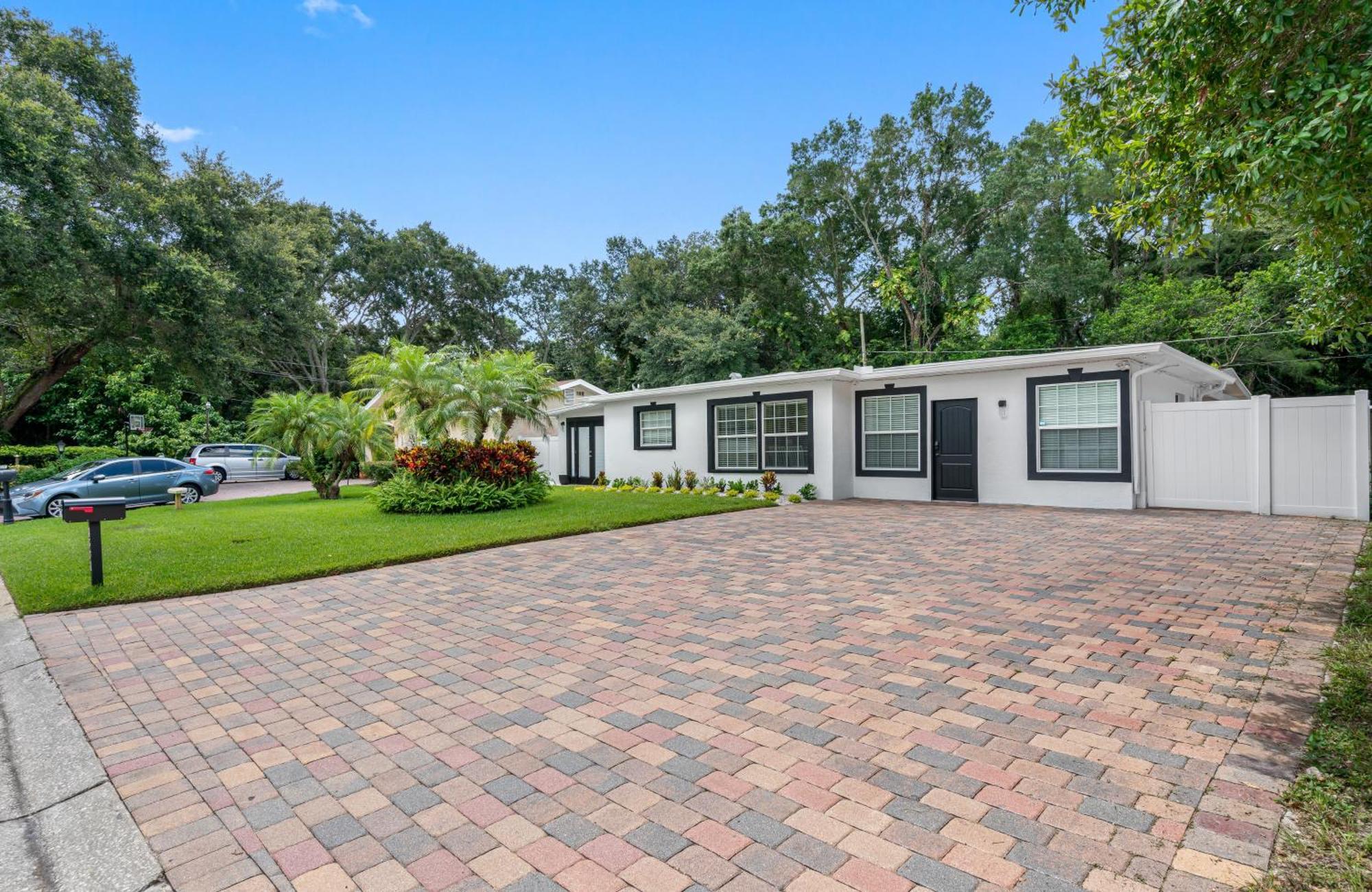Tranquil Paradise 4Br - 2 Miles To Tampa Bucs Stadium Villa Exterior photo